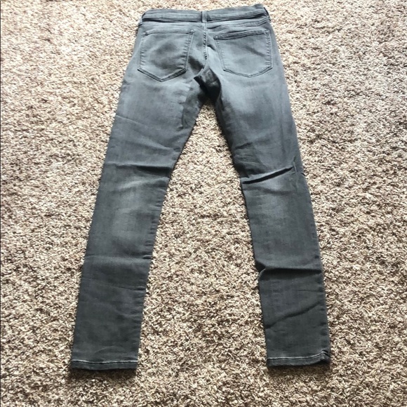Banana Republic gray distressed denim, skinny fit - Picture 2 of 4